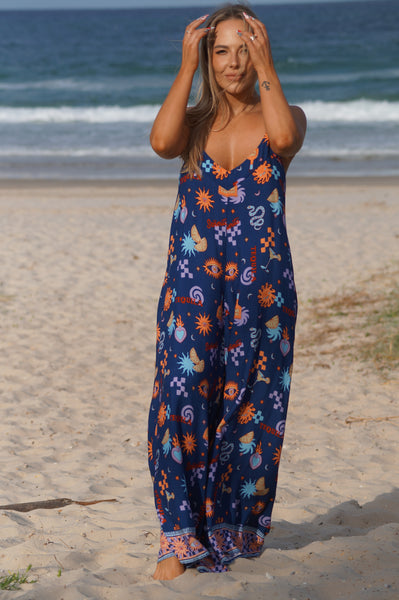 Senorita jumpsuit nightsky