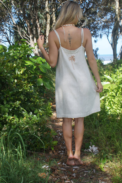 Palma linen minidress