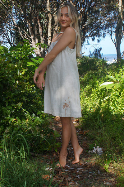 Palma linen minidress