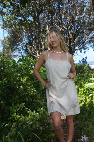 Palma linen minidress