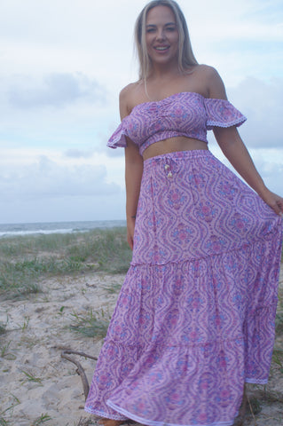 Aquaria maxi skirt
