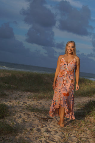 La dolce vita strappy dress