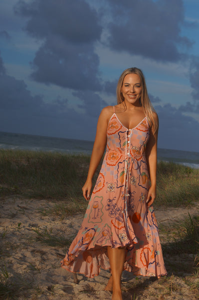 La dolce vita strappy dress