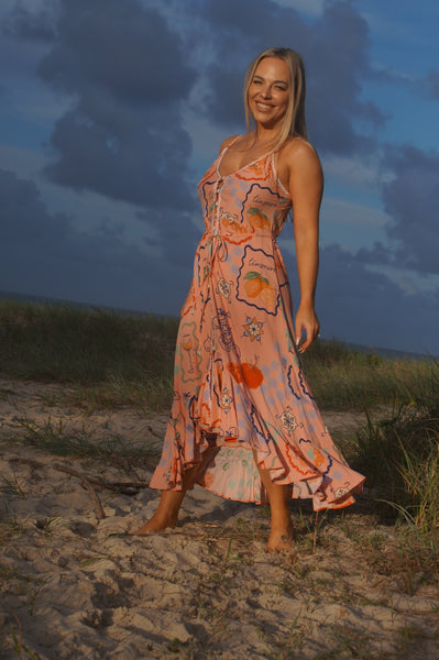 La dolce vita strappy dress