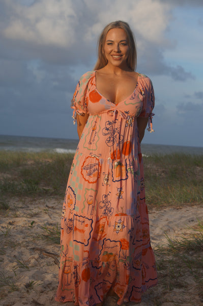 La dolce vita maxi dress