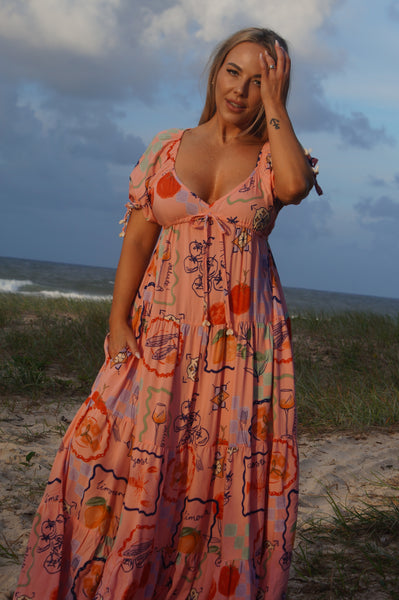 La dolce vita maxi dress