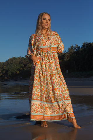 Saffron kiss maxidress