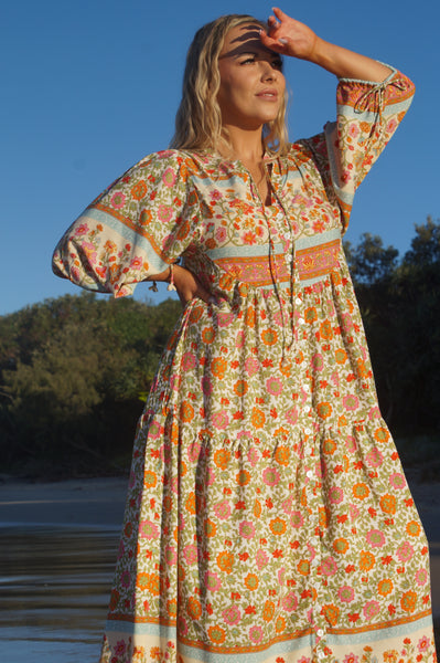 Saffron kiss maxidress