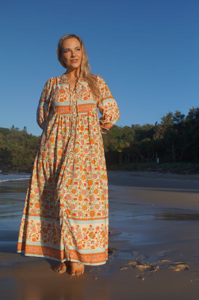 Saffron kiss maxidress