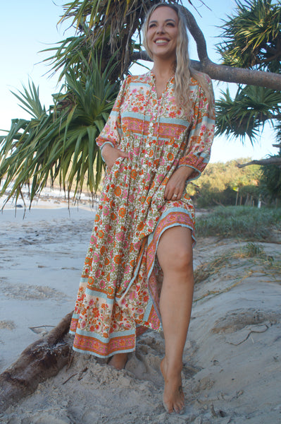 Saffron kiss maxidress