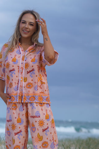 Senorita shirt peachy