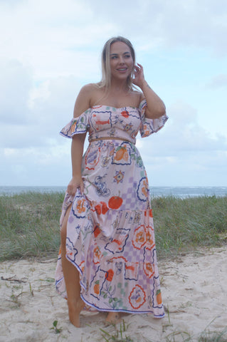 La dolce vita frill top